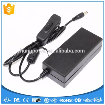 High quality AC DC ADAPTER Class 2 power supply 12V 2A with switch for LED light 12v 2a power supply